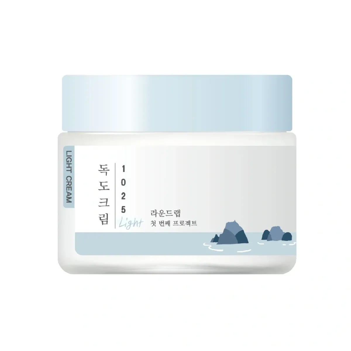 Легкий зволожувальний крем з морською водою ROUND LAB 1025 Dokdo Light Cream 80 мл