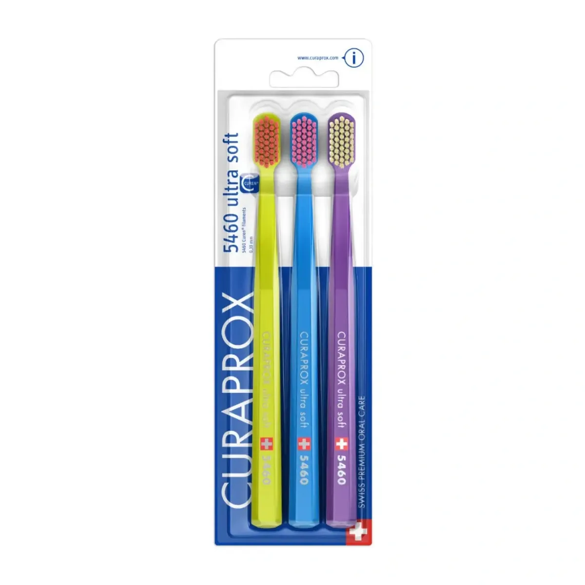 Набір зубних щіток Curaprox CS 5460 Ultra Soft 3 в 1