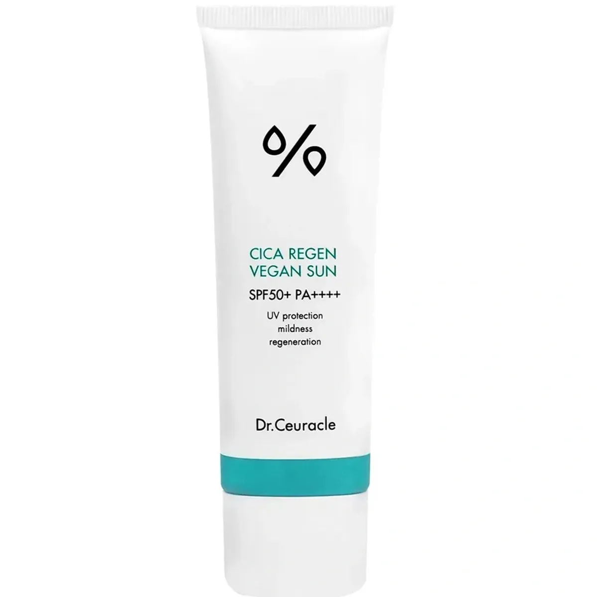 Сонцезахисний веганський крем з центелою Dr.Ceuracle Cica Regen Vegan Sun SPF50+ PA++++ 50 мл