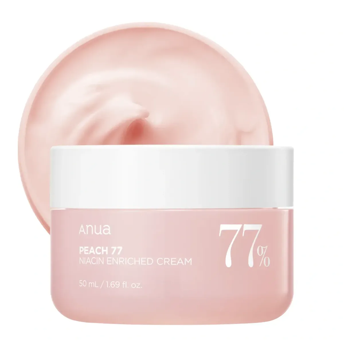Освітлювальний крем з екстрактом персика та ніацинамідом Anua Peach 77 Niacin Enriched Cream 50 мл