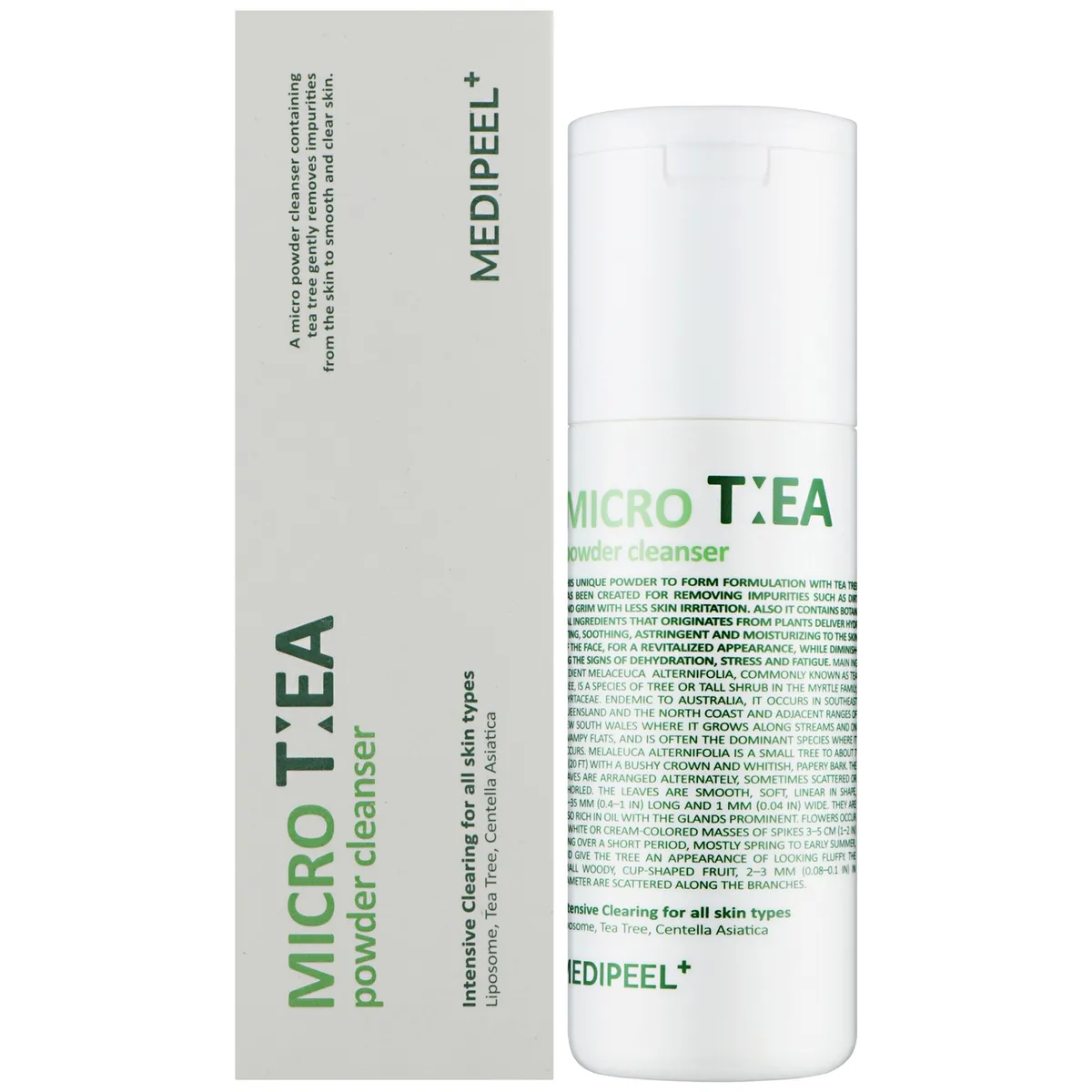 Ензимна пудра для вмивання з екстрактом чайного дерева MEDIPEEL Micro Tea Powder Cleanser 70 г