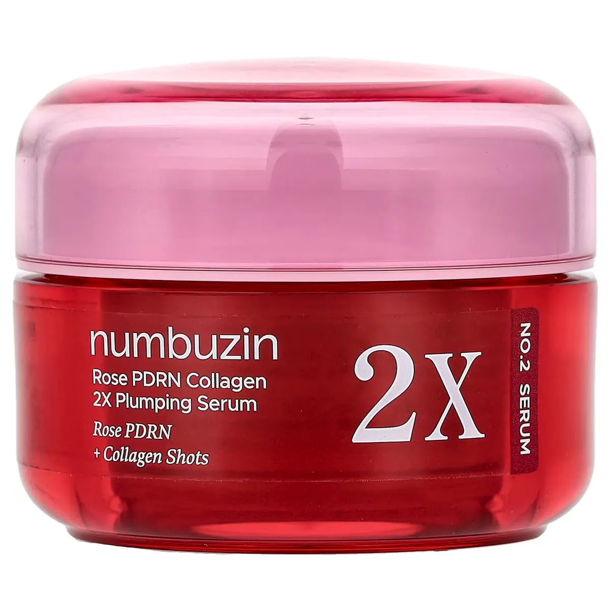 Антивікова сироватка для пружності шкіри з колагеном та PDRN Numbuzin No.2 Rose PDRN Collagen 2X Plumping Serum 30 мл
