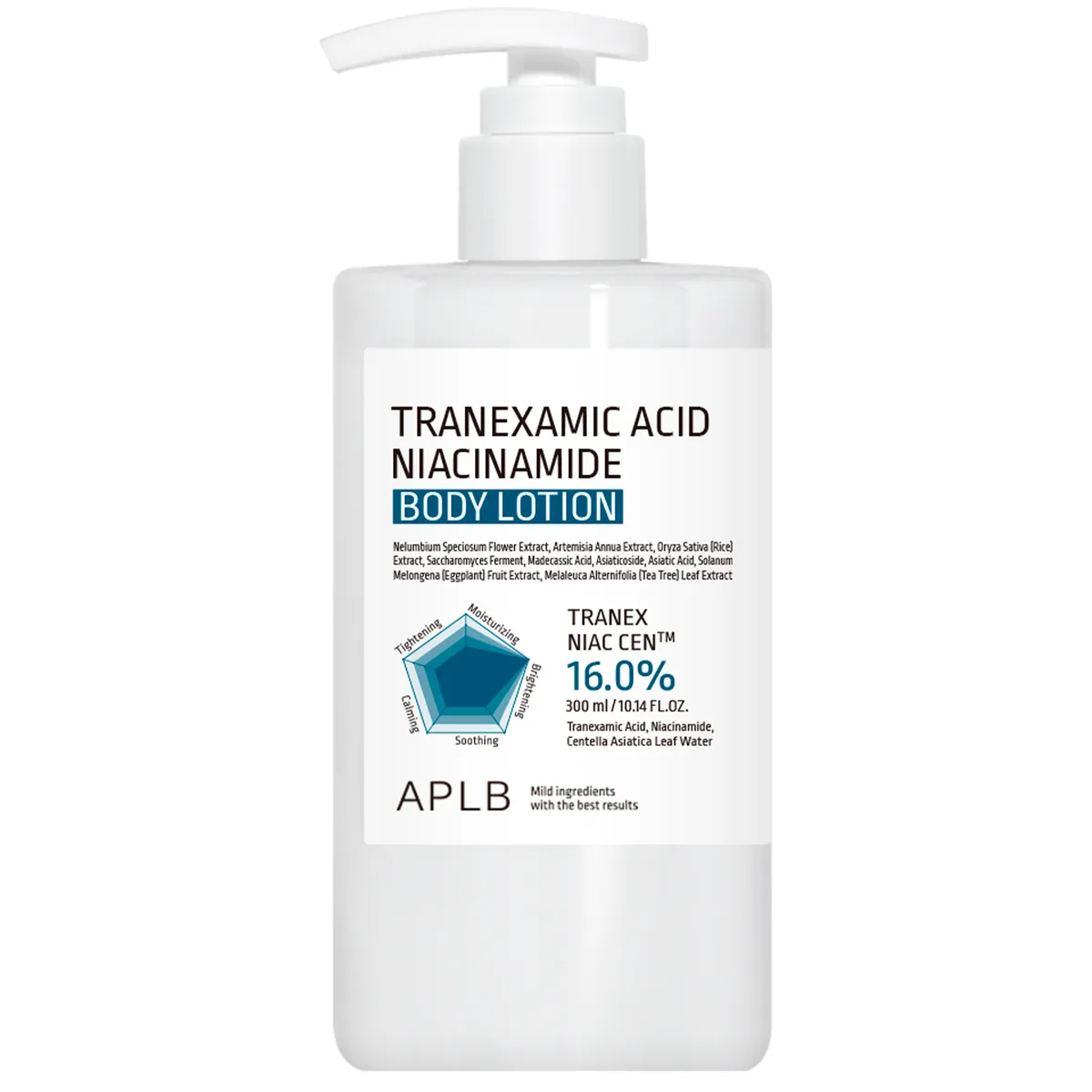 Лосьйон для тіла з транексамовою кислотою та ніацинамідом APLB Tranexamic Acid Niacinamide Body Lotion 300 мл