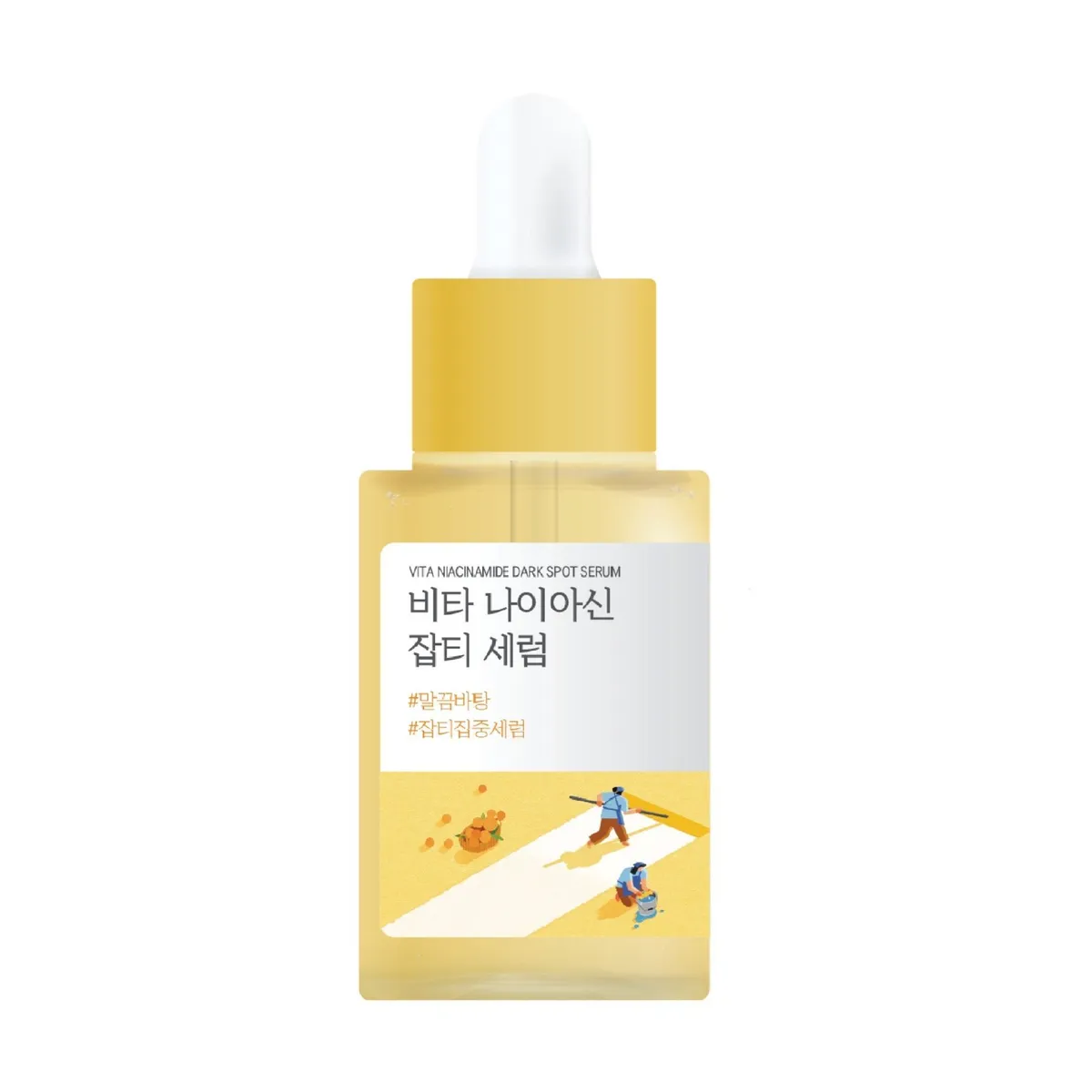 Освітлювальна сироватка з вітаміном C та ніацинамідом ROUND LAB Vita Niacinamide Dark Spot Serum 30 мл