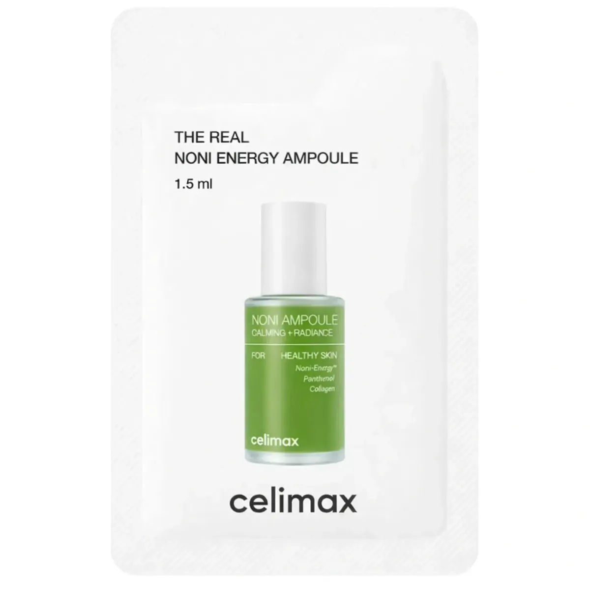 Відновлювальна ампульна сироватка з екстрактом ноні Celimax The Real Noni Energy Ampoule 1,5 мл, Саше (Тестер)