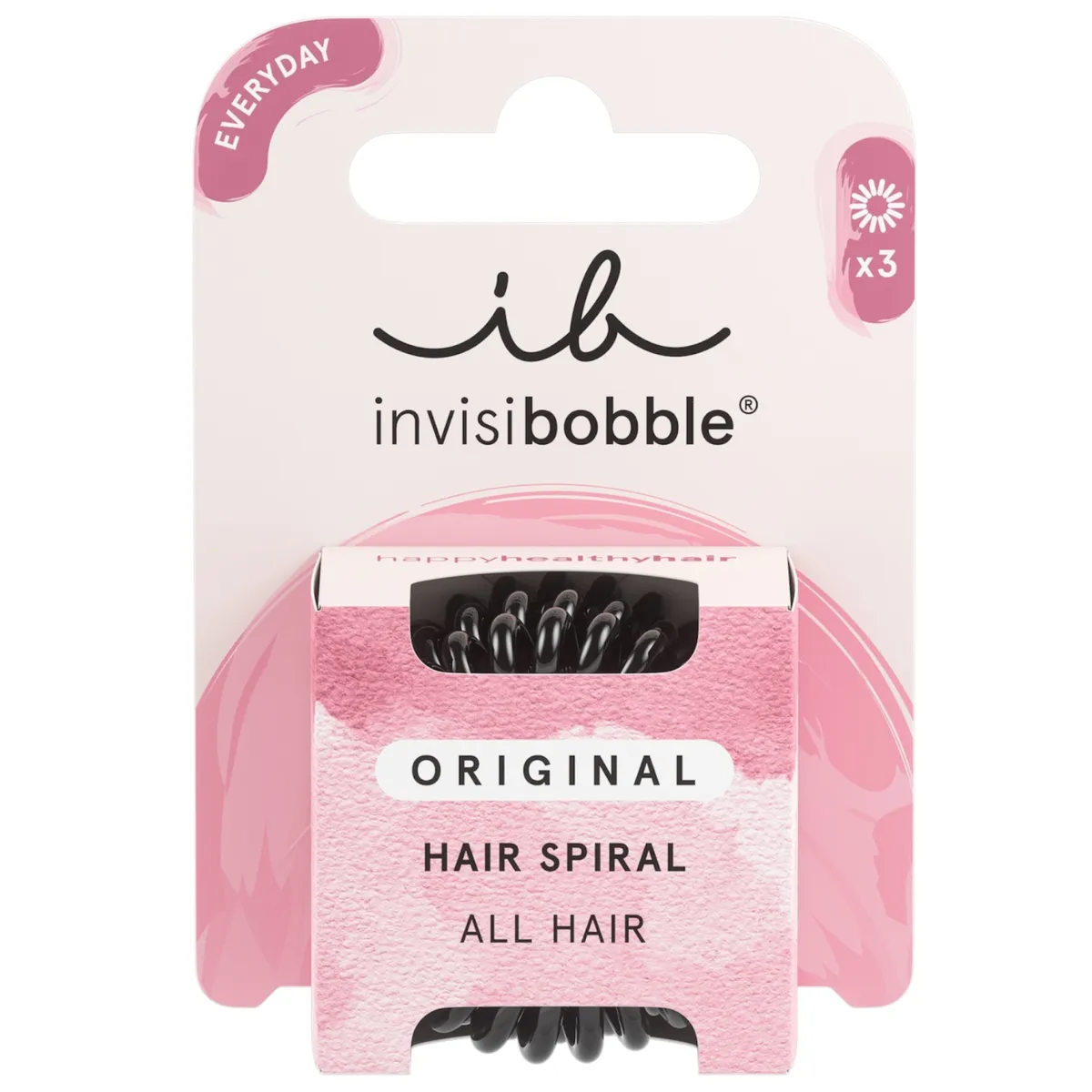 Набір резинок-браслетів для волосся Invisibobble Original True Black 3 в 1