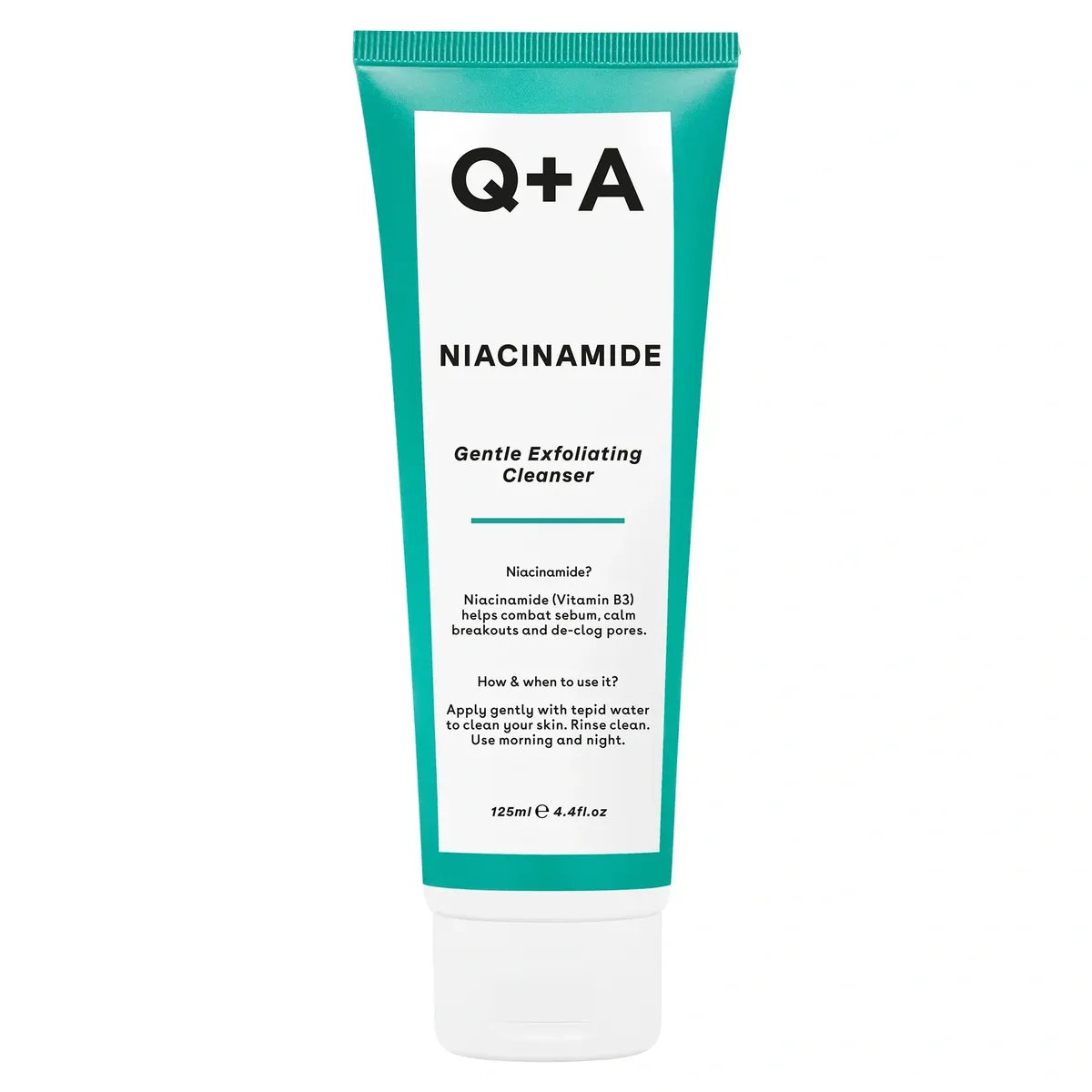 Очищувальний засіб для обличчя Q+A Niacinamide Gentle Exfoliating Cleanser 125 мл