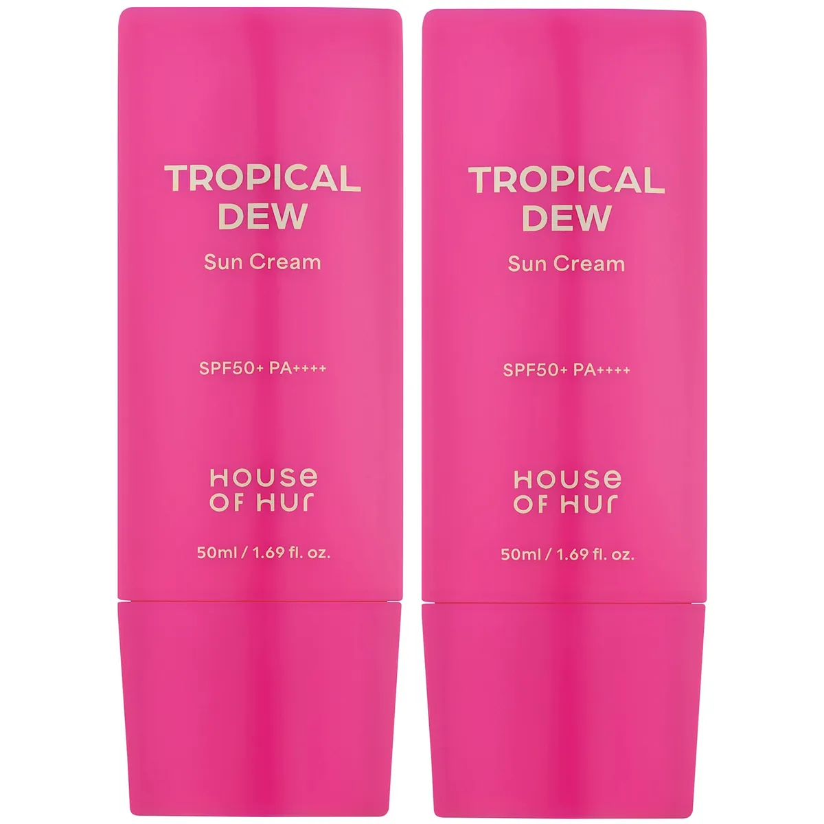 Набір зволожувальних сонцезахисних кремів для обличчя SPF50+ PA++++ House of Hur Tropical Dew Sun Cream 2 в 1