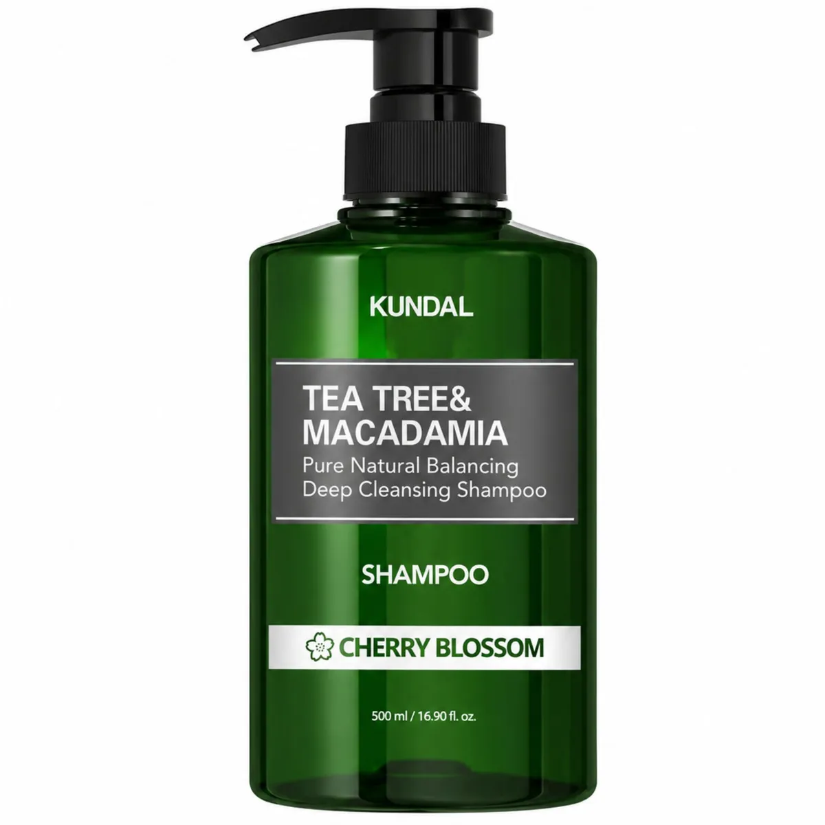 Шампунь для глибокого очищення KUNDAL Tea Tree & Macadamia Deep Cleansing Shampoo Cherry Blossom 500 мл