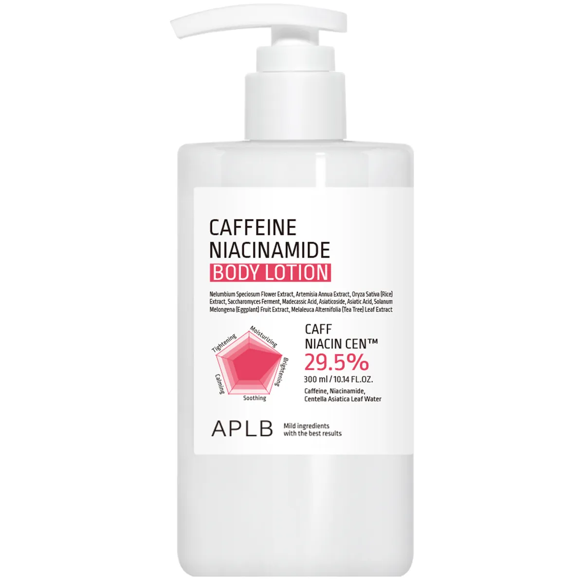 Лосьйон для тіла з кофеїном і ніацинамідом APLB Caffeine Niacinamide Body Lotion 300 мл