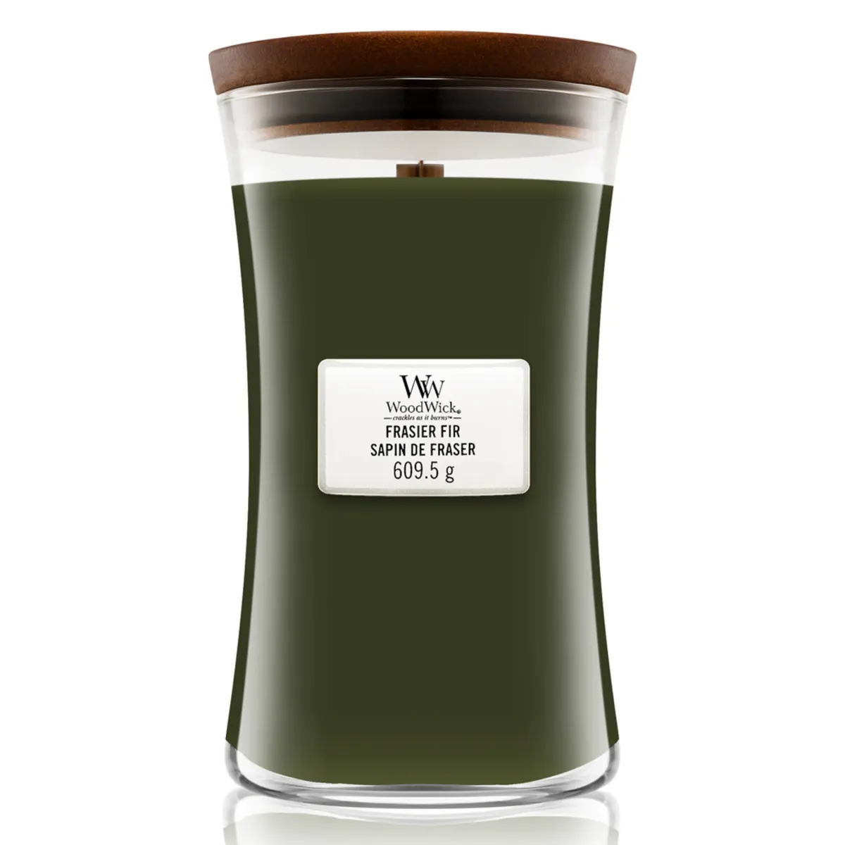 Ароматична свічка з ароматом свіжозрізаної ялини Woodwick Frasier Fir 609 г