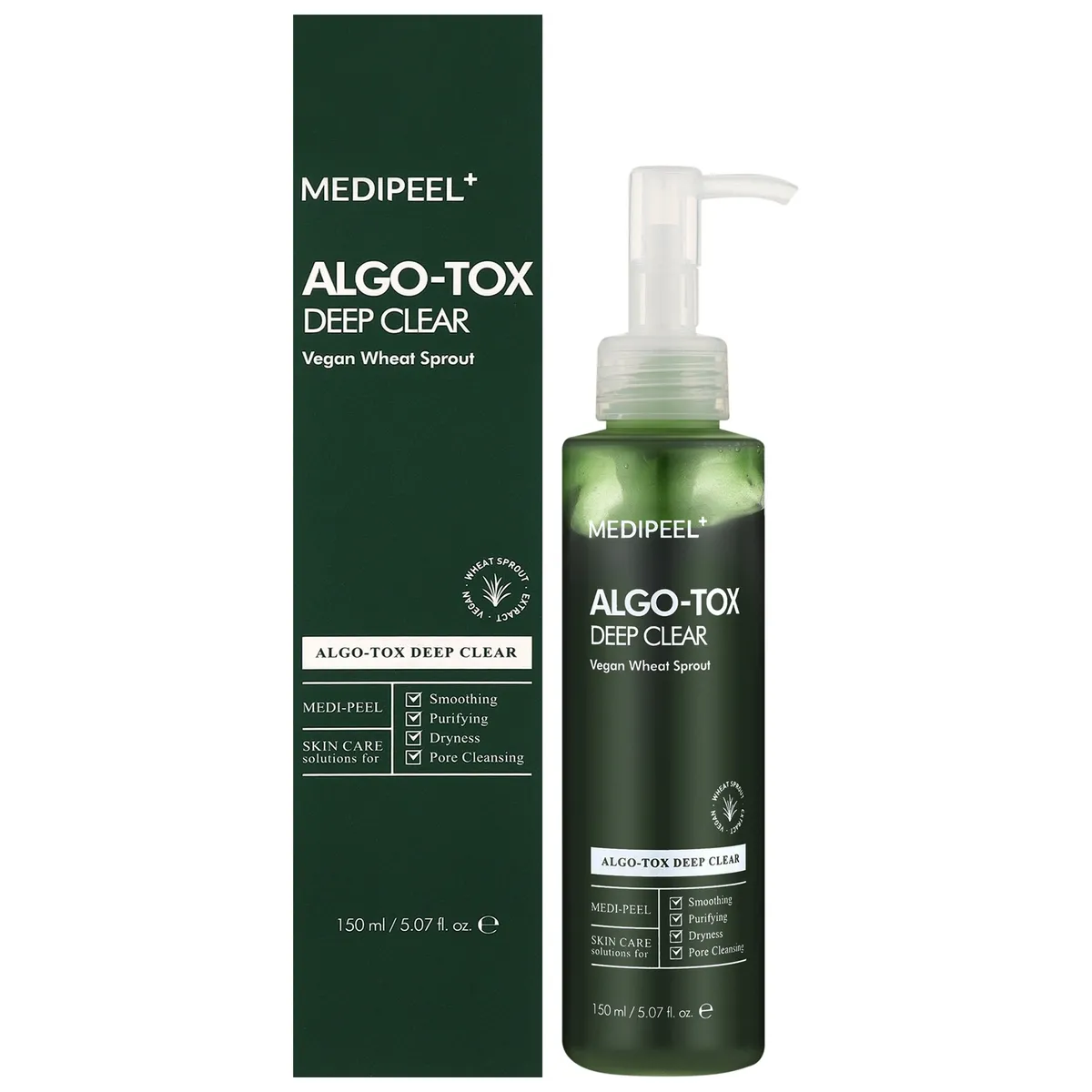 Гель-пінка для глибокого очищення шкіри з пептидним комплексом MEDIPEEL Algo-Tox Deep Clear 150 мл
