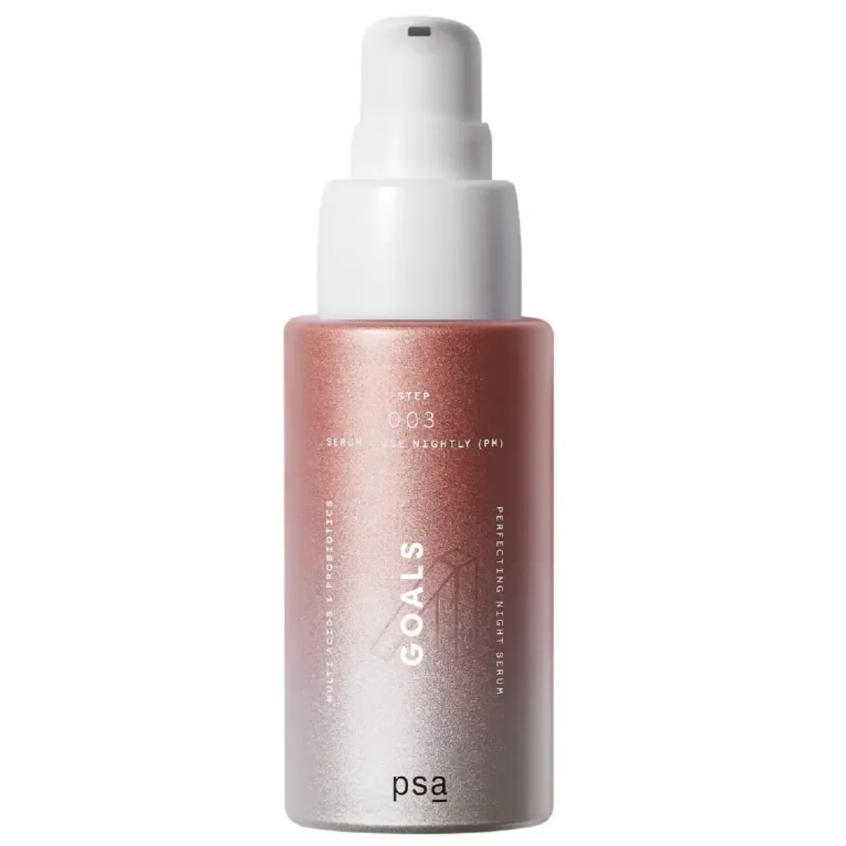 Сироватка нічна антиоксидантна PSA Goals Multi Acids & Probiotics Perfecting Night Serum 30 мл
