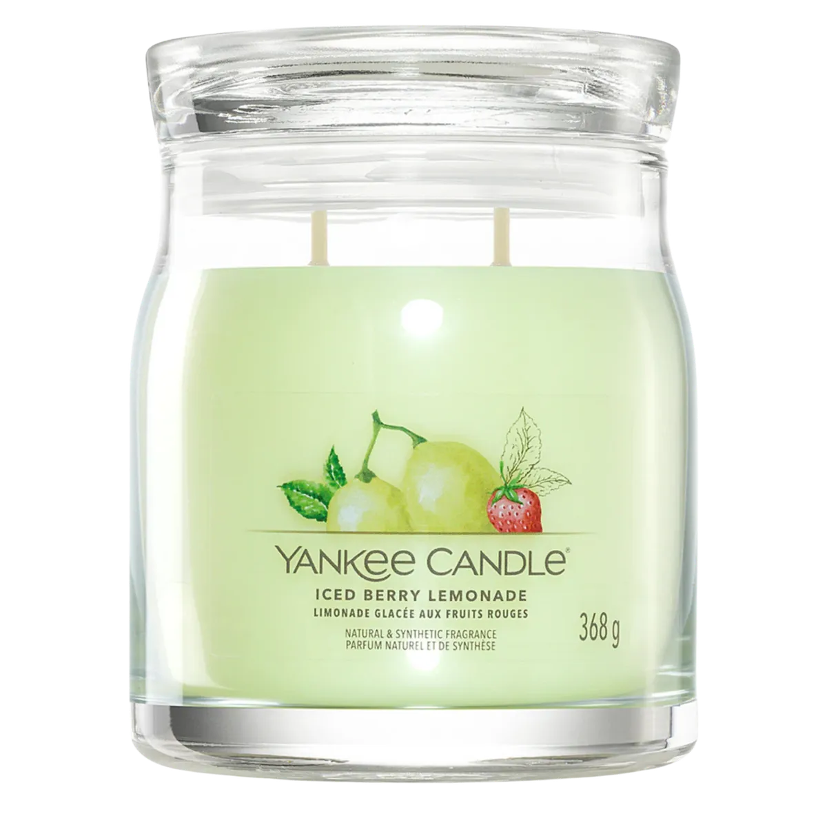 Ароматична свічка "Холодний Ягідний Лимонад" Yankee Candle Iced Berry Lemonade 368 г