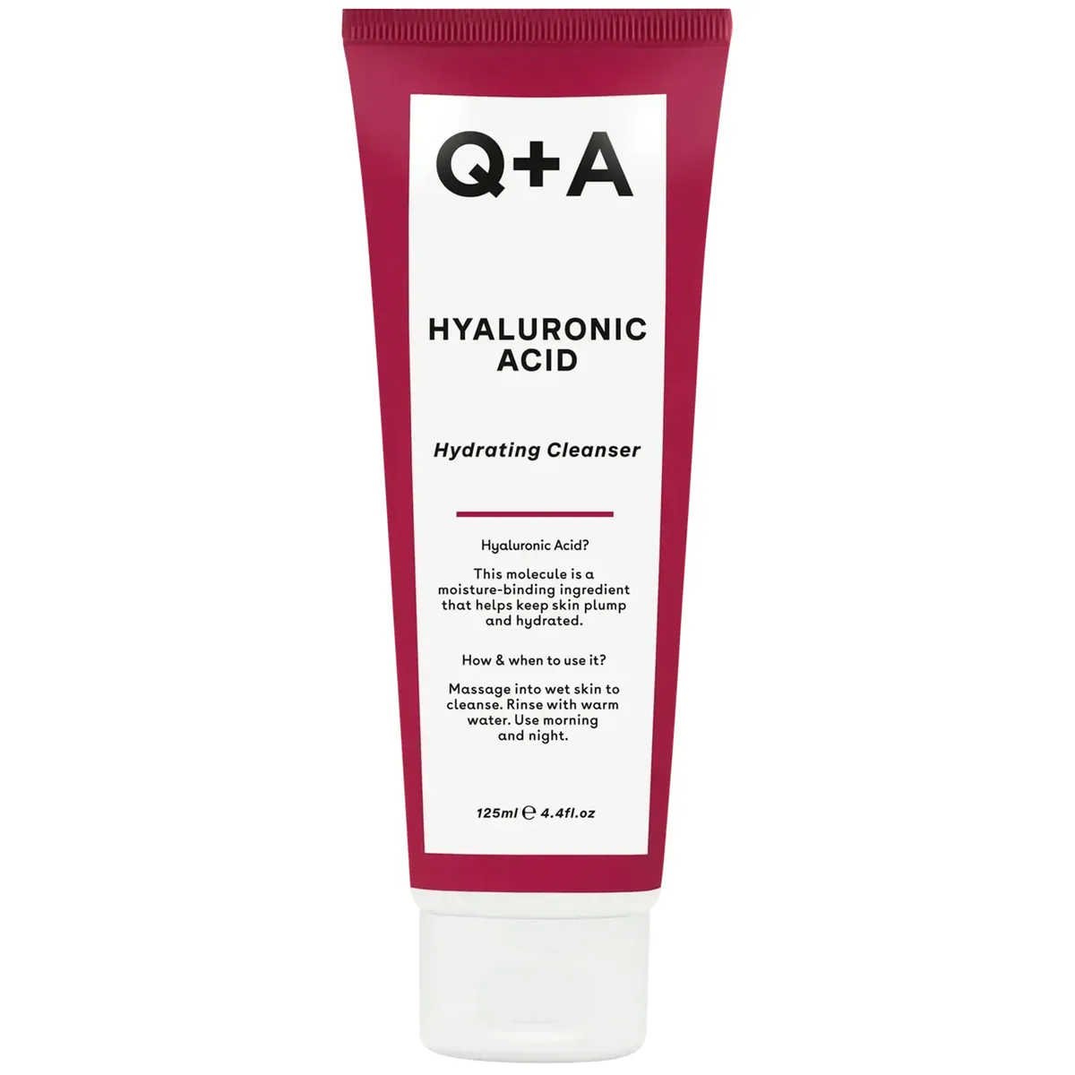 Гель для вмивання з гіалуроновою кислотою Q+A Hyaluronic Acid Cleansing Gel 125 мл