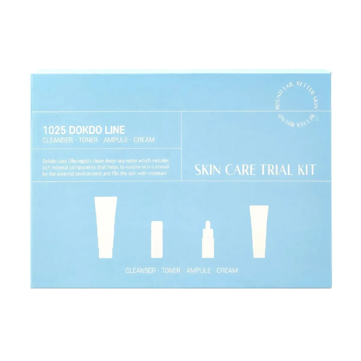 Набір мініверсій засобів з морською водою ROUND LAB 1025 Dokdo Trial Kit 4 в 1