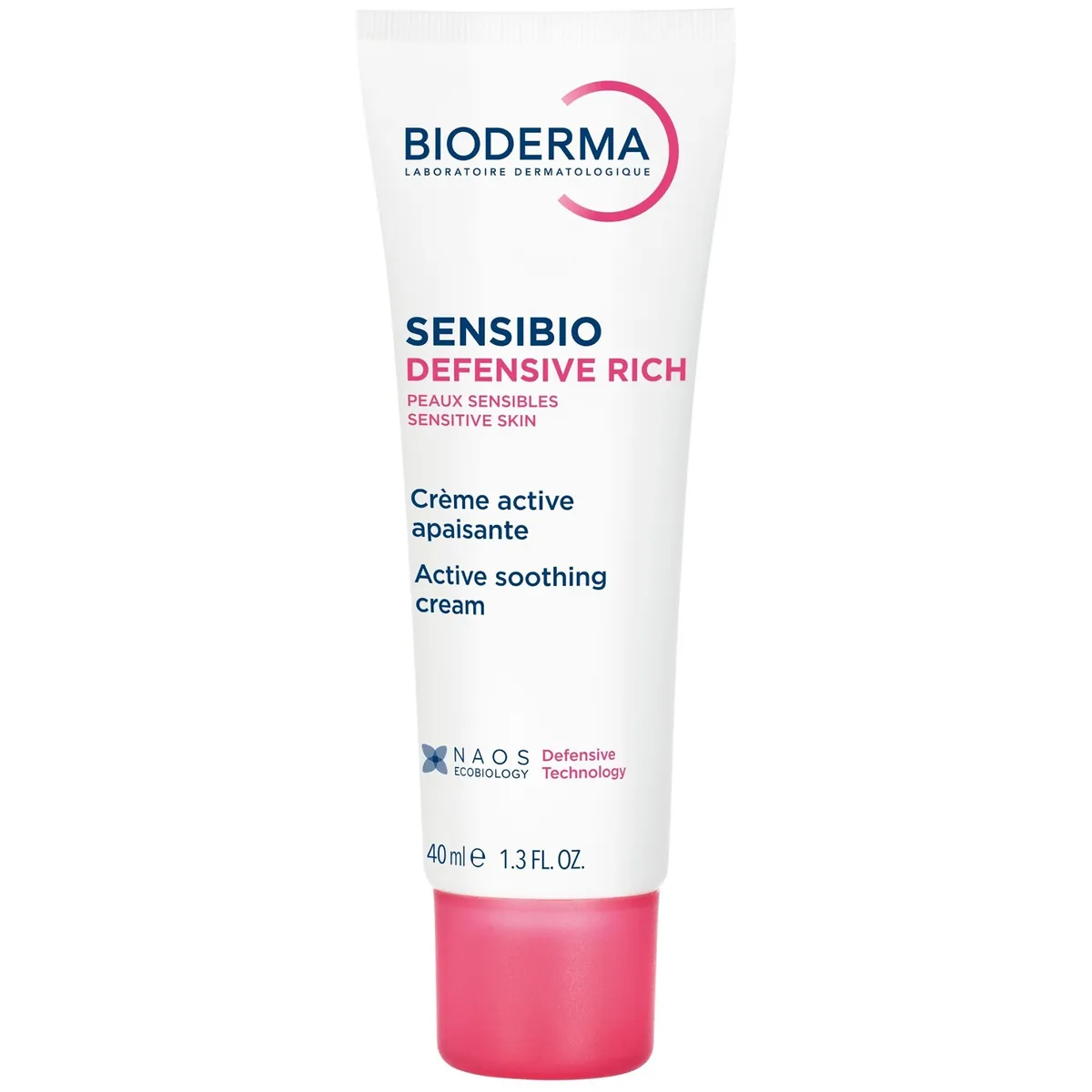 Заспокійливий крем для обличчя Bioderma Sensibio Defensive Rich Active Soothing Cream 40 мл
