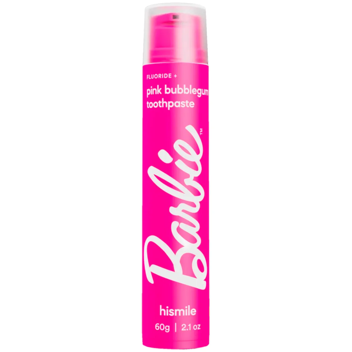 Зубна паста зі смаком жуйки Hismile Barbie Pink Bubblegum Toothpaste 60 г