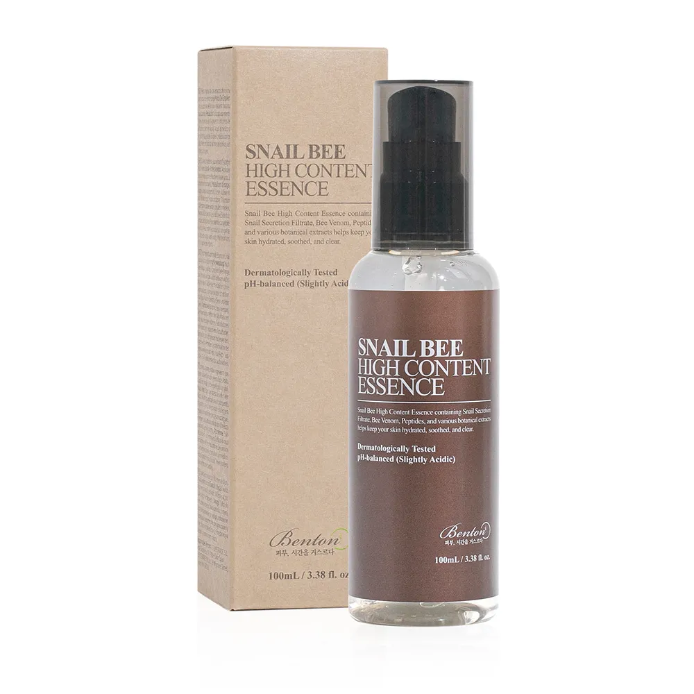 Есенція з муцином равлика та бджолиною отрутою Benton Snail Bee High Content Essence 60 мл