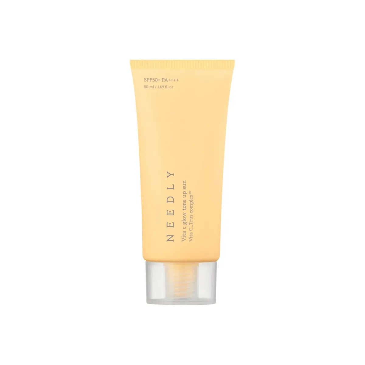 Сонцезахисний крем з ефектом освітлення та сяйва Needly Vita C Glow Tone Up Sun SPF50+ PA++++ 50 мл