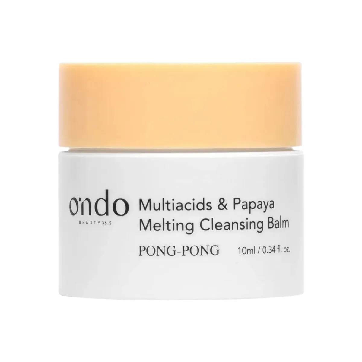 Бальзам для зняття макіяжу Ondo Beauty 36.5 Multi Acids & Papaya Melting Cleansing Balm Мініатюра, 10 мл
