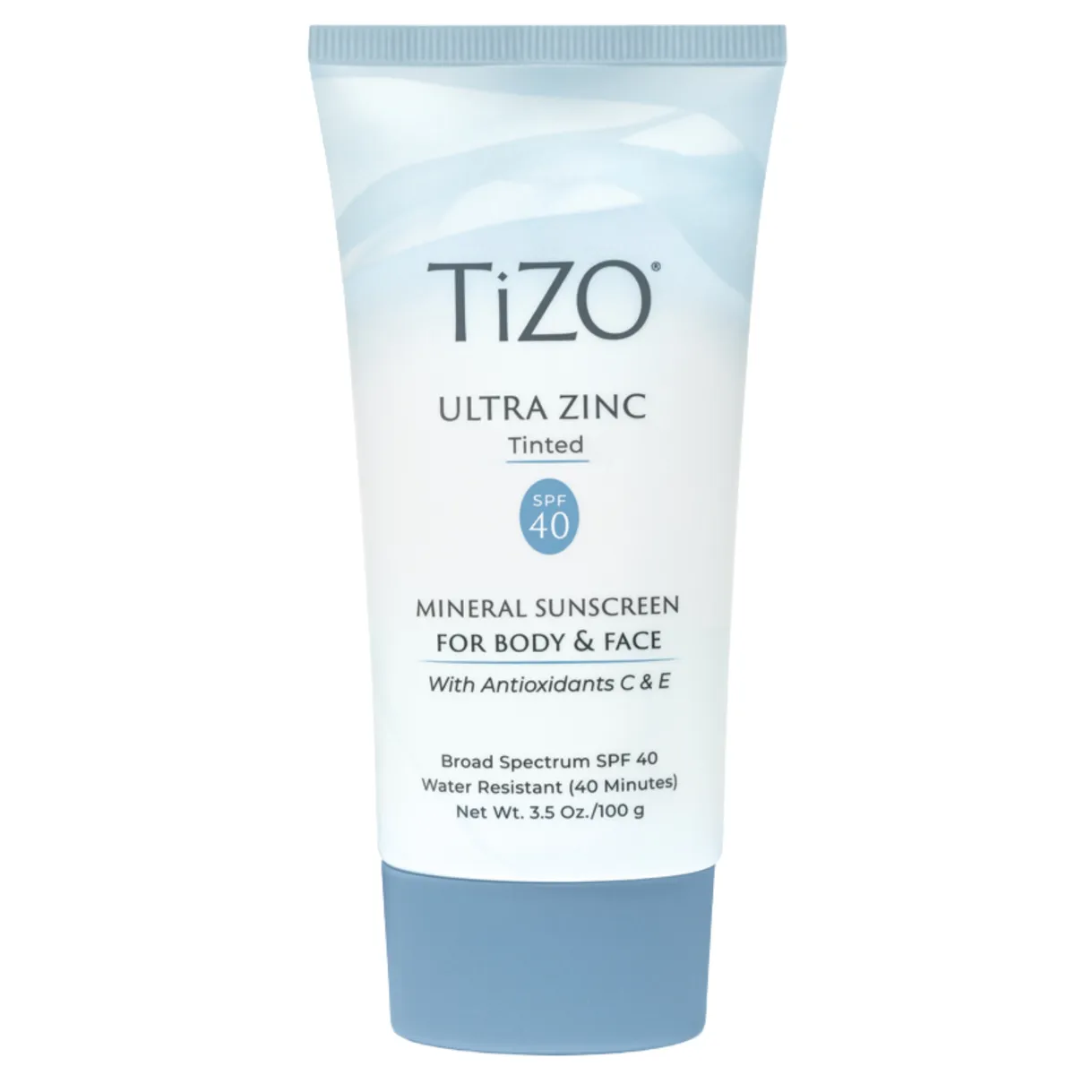 Крем для тіла та обличчя мінеральний, сонцезахисний з відтінком TiZO Ultra Zinc Body & Face Tinted SPF40 100 г