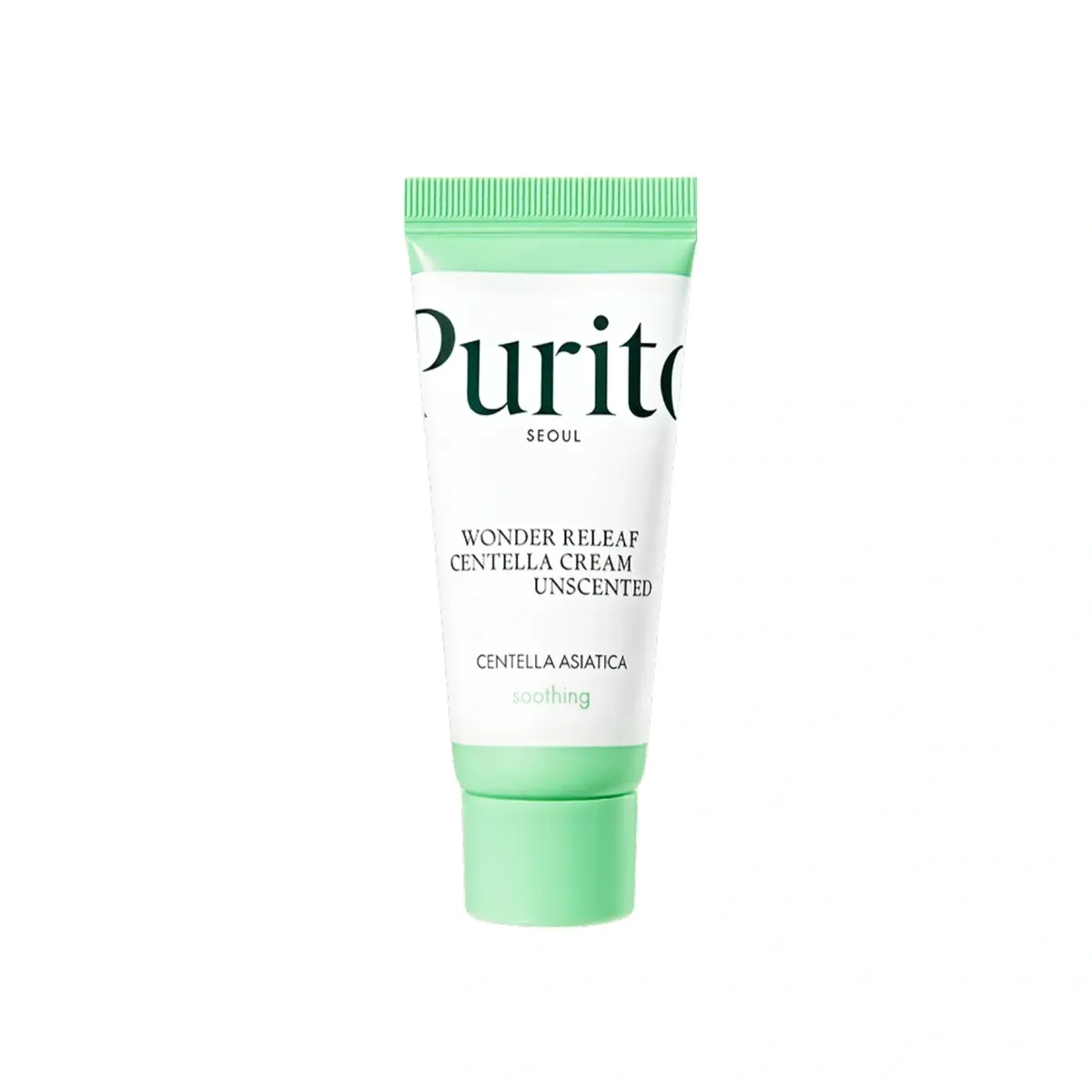 Крем для чутливої шкіри з центелою без ефірних олій Purito Seoul Wonder Releaf Centella Cream Unscented 15 мл, Мініатюра