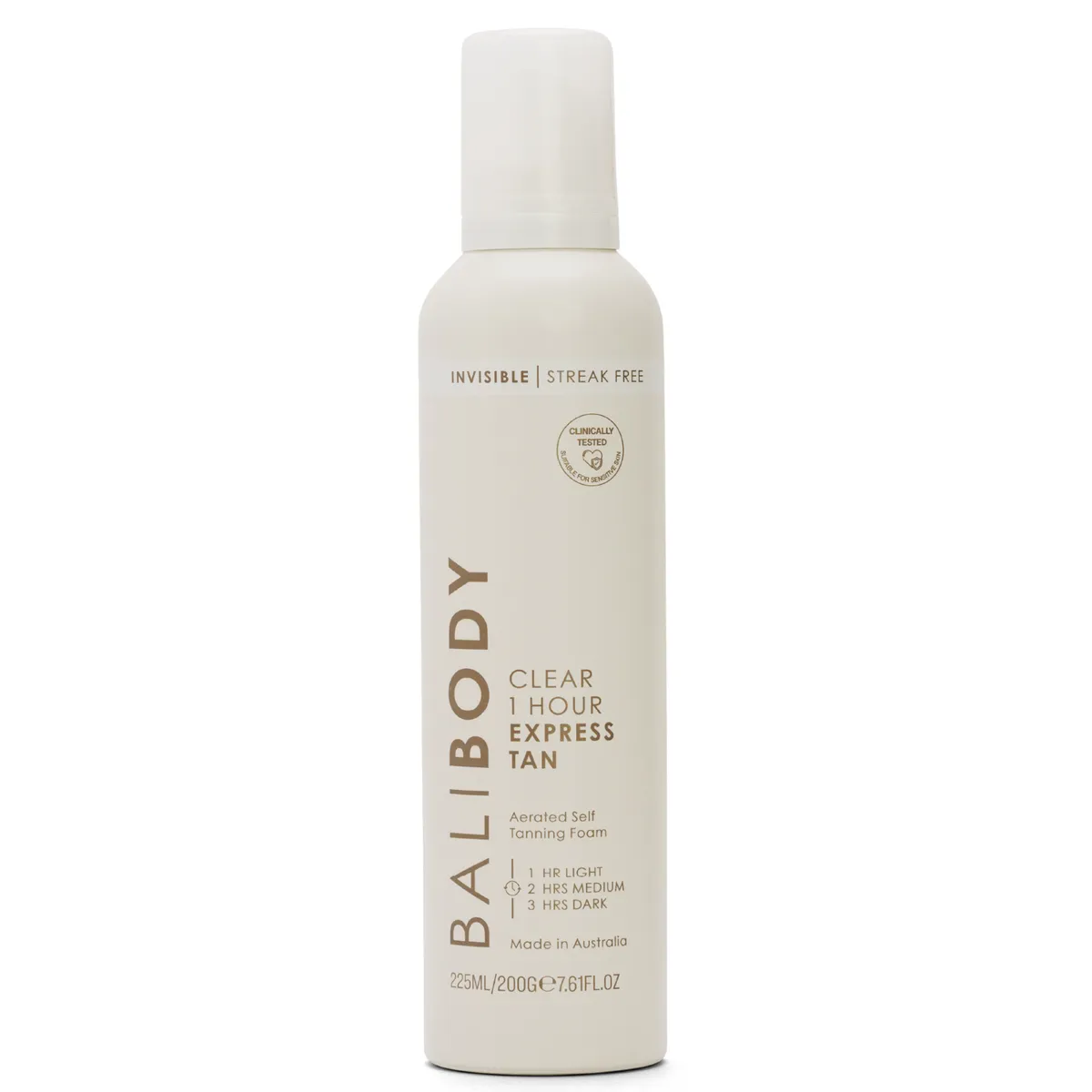 Прозора експрес автозасмага для тіла Bali Body Clear 1 Hour Express Self Tan 225 мл