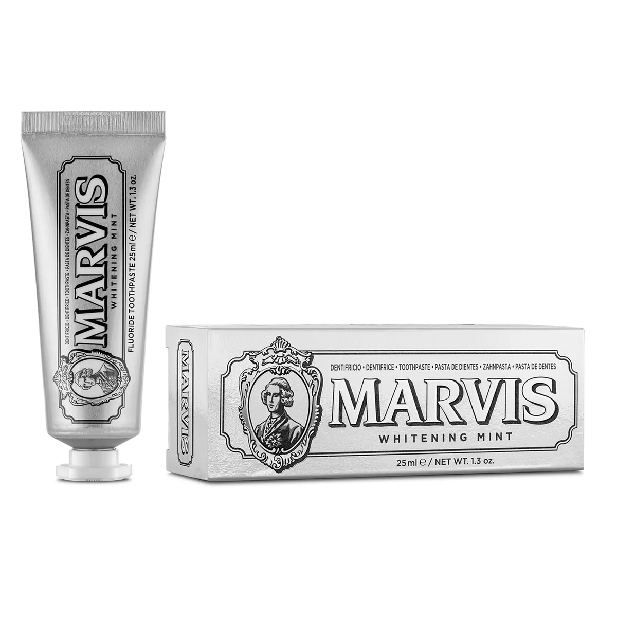 Зубна паста відбілювальна м'ята Marvis Whitening Mint 25 мл