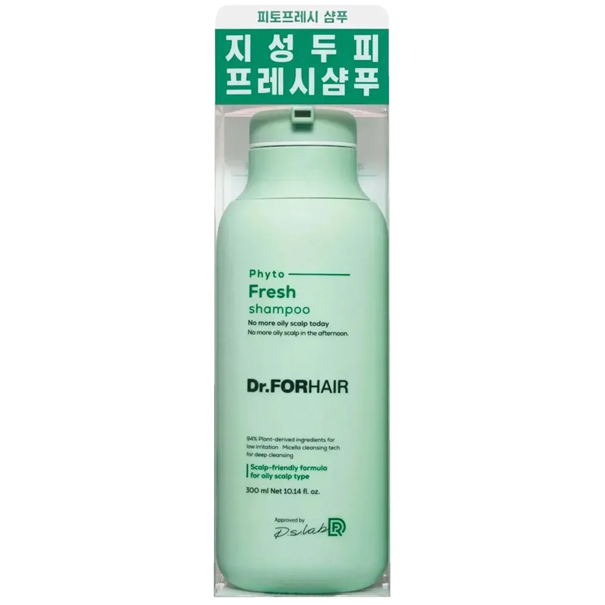 Міцелярний шампунь для жирної шкіри голови Dr.FORHAIR pHyto Fresh Shampoo 300 мл