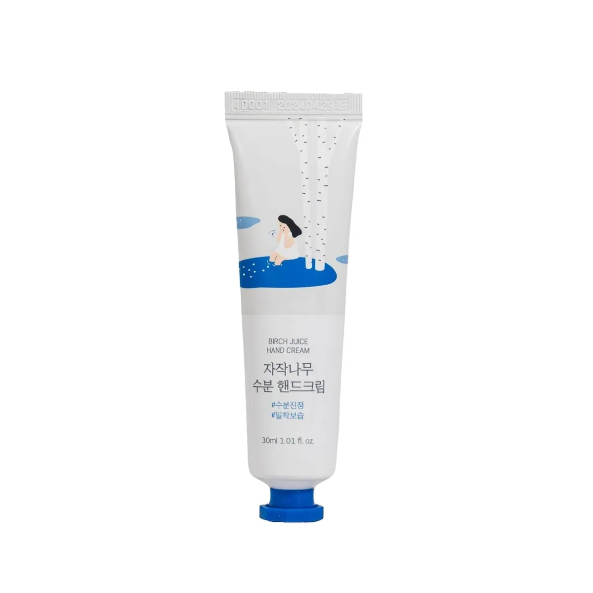 Крем для рук з березовим соком ROUND LAB Birch Juice Hand Cream 30 мл