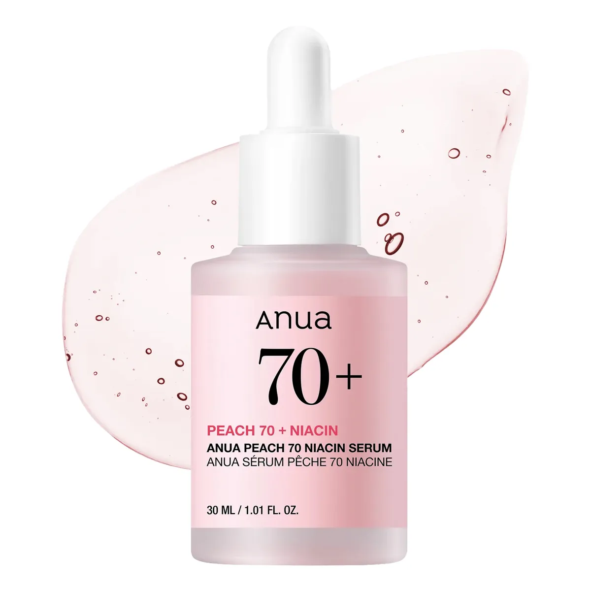 Освітлювальна сироватка з екстрактом персика та ніацинамідом Anua Peach 70 Niacin Serum 30 мл