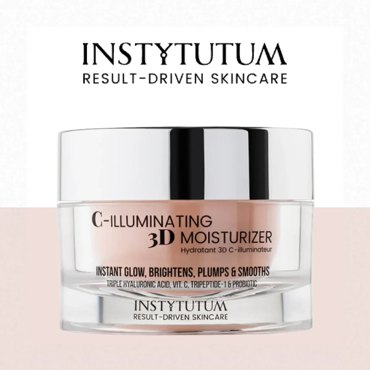 Зволожувальний крем з ефектом сяяння Instytutum C-Illuminating 3D Moisturizer 2 мл, Саше (Тестер)