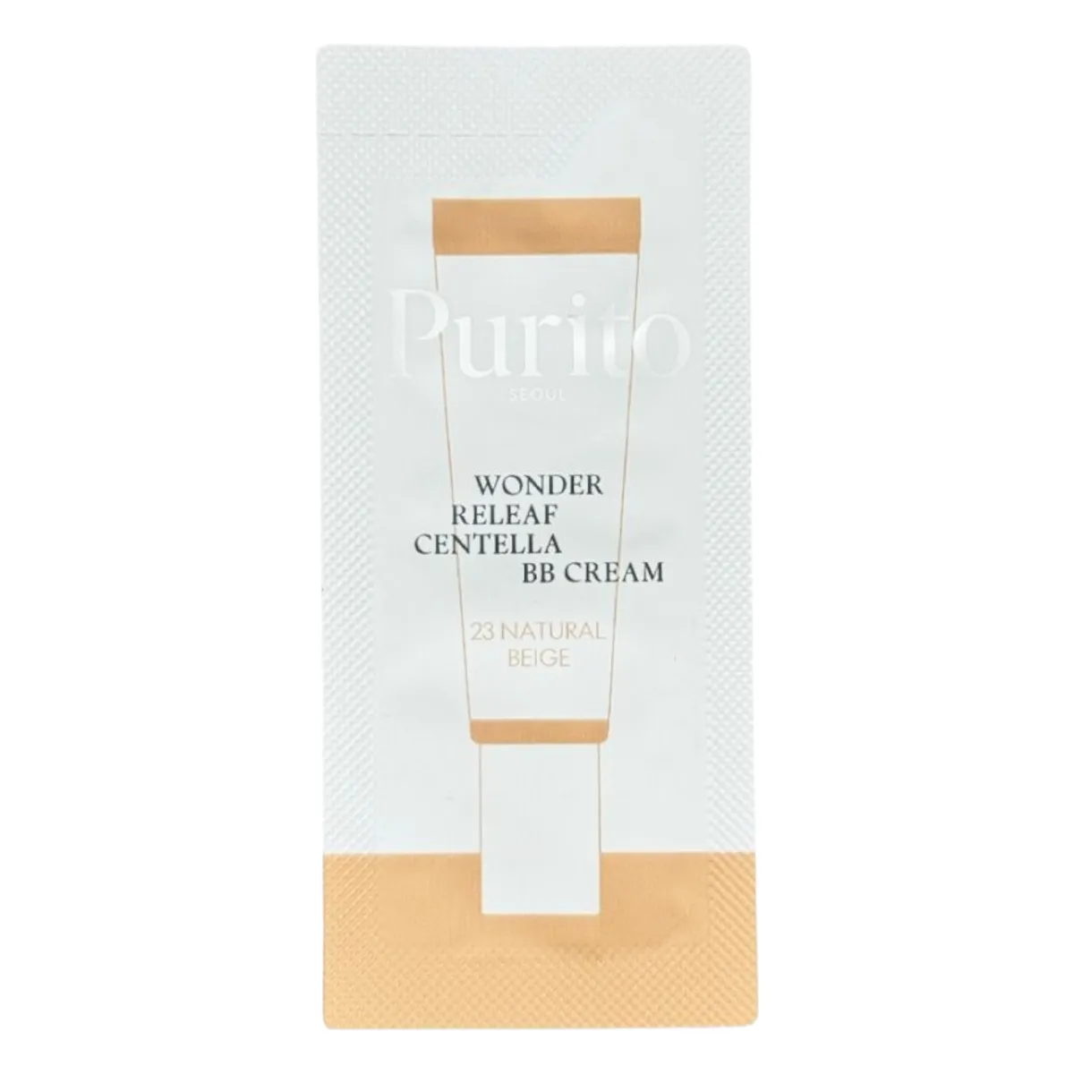 BB-крем з центелою Purito Seoul Wonder Releaf Centella BB Cream 23 Natural Beige 1 г, Саше (Тестер)
