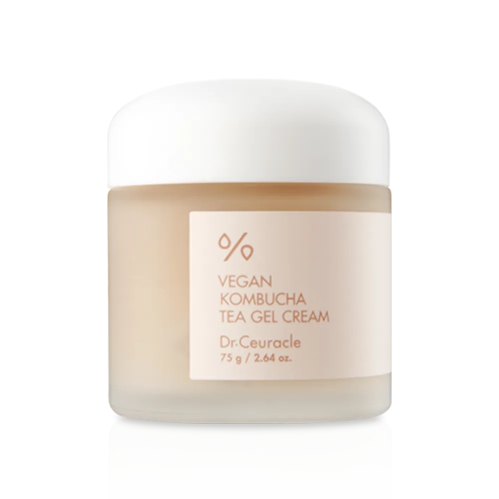 Веганський крем-гель з екстрактом комбучі Dr.Ceuracle Vegan Kombucha Tea Gel Cream 75 г