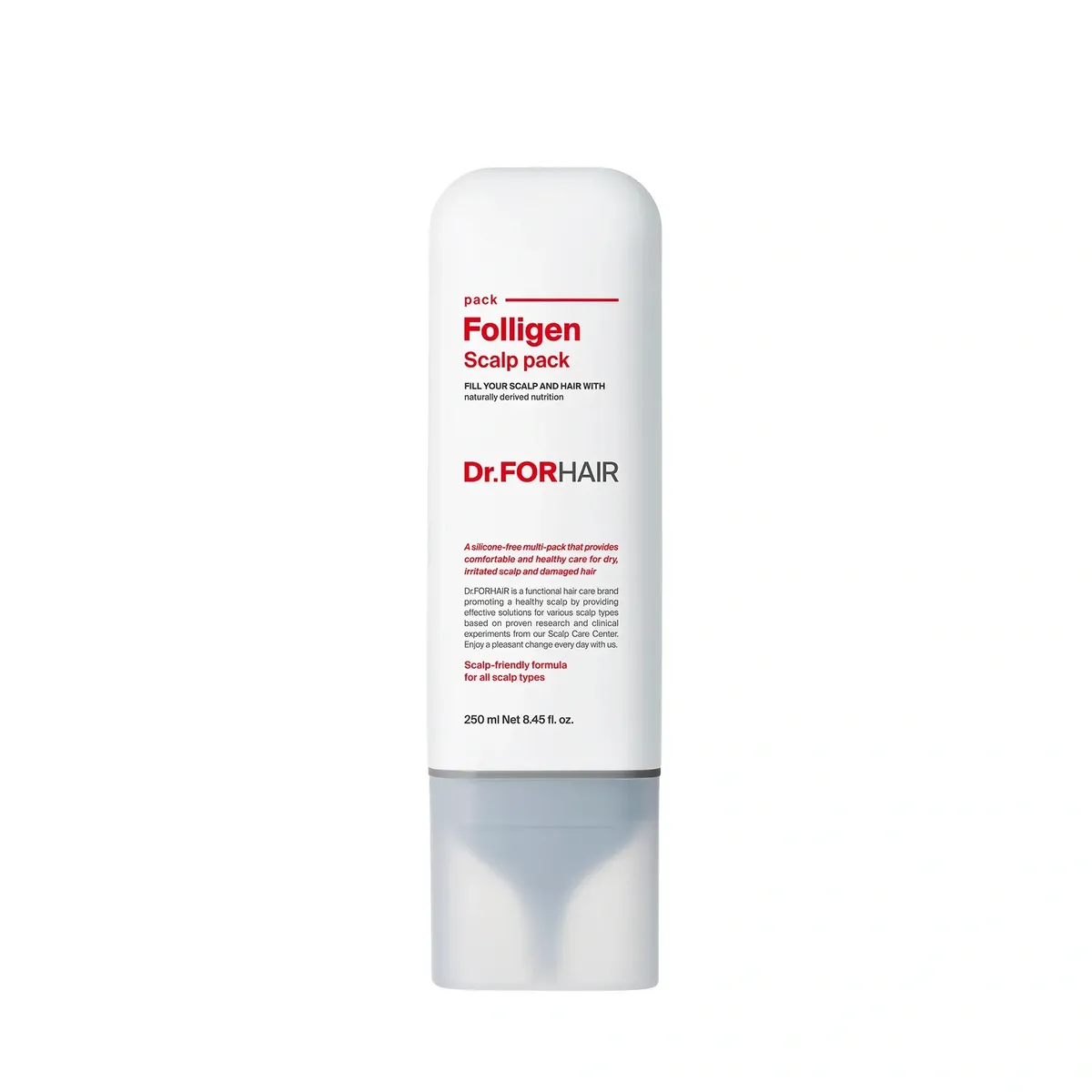 Оздоровлювальна маска для шкіри голови Dr.FORHAIR Folligen Scalp Pack 250 мл