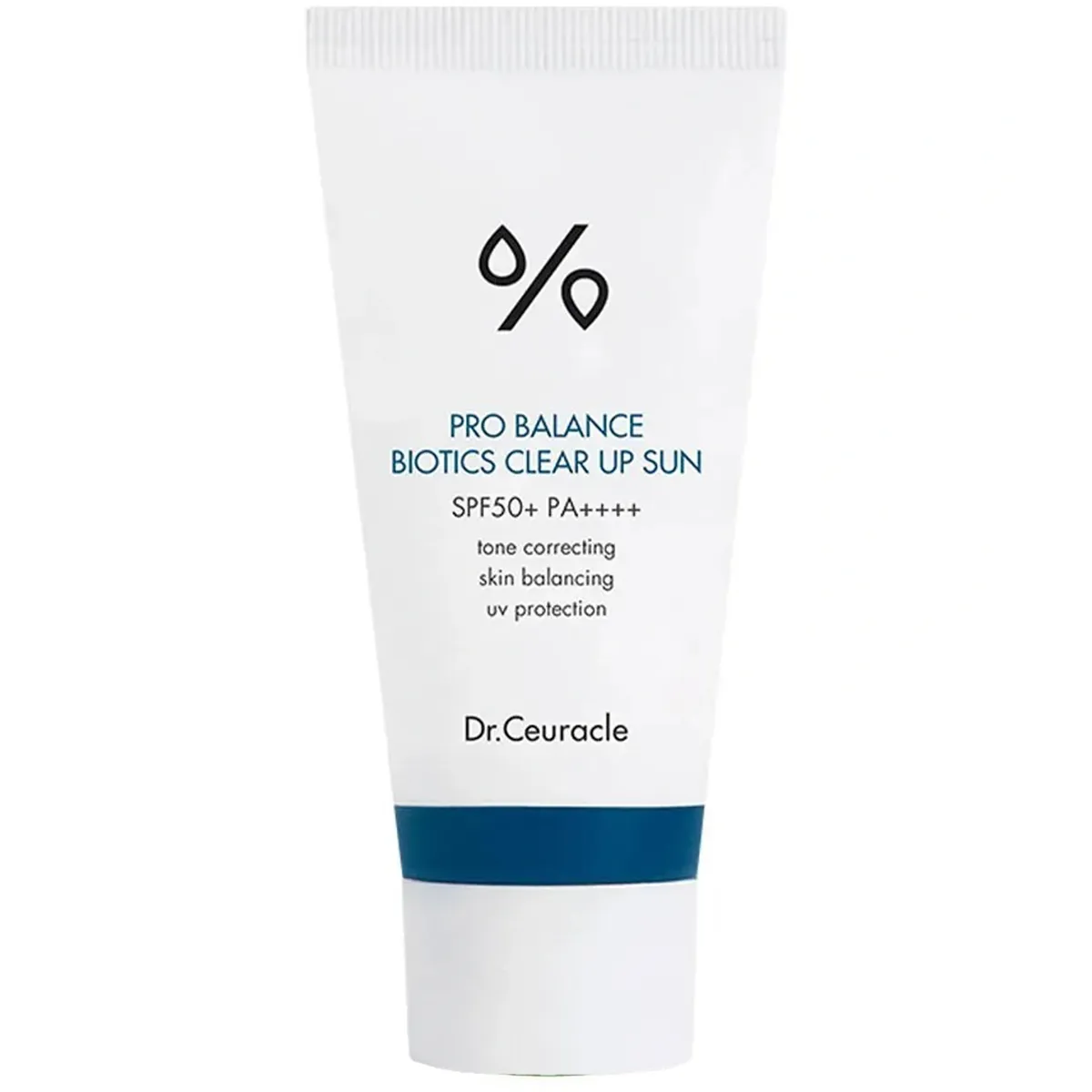 Сонцезахисний освітлювальний крем з пробіотиками Dr.Ceuracle Pro Balance Biotics Clear Up Sun SPF50+ PA++++ 50 мл