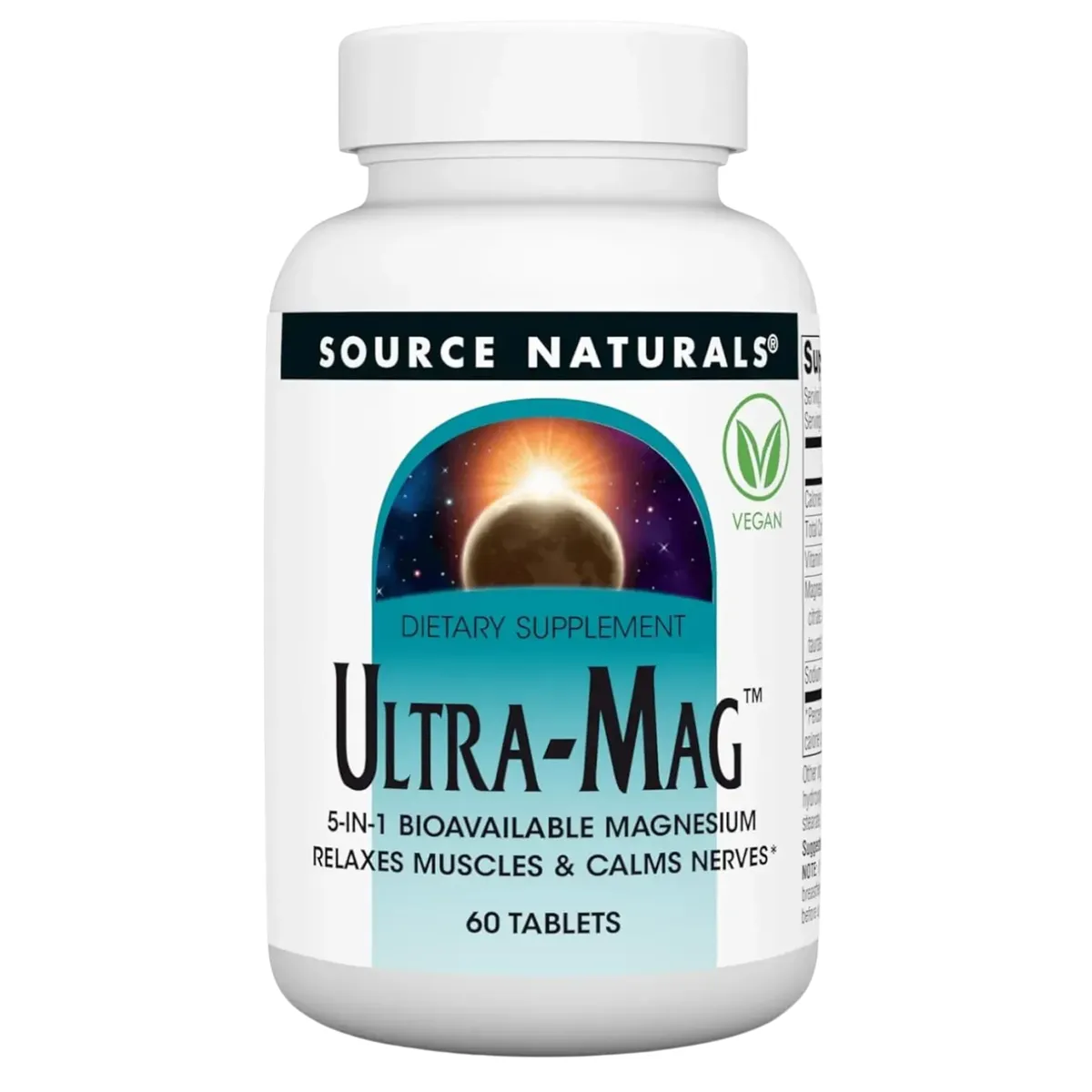 Магнієвий комплекс Source Naturals Ultra-Mag Magnesium Complex 60 шт