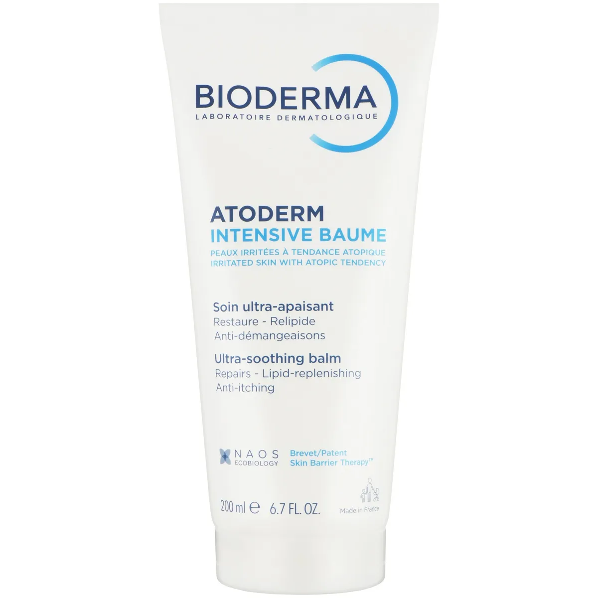 Заспокійливий бальзам для дуже сухої та атопічної шкіри Bioderma Atoderm Intensive Baume Balm 200 мл