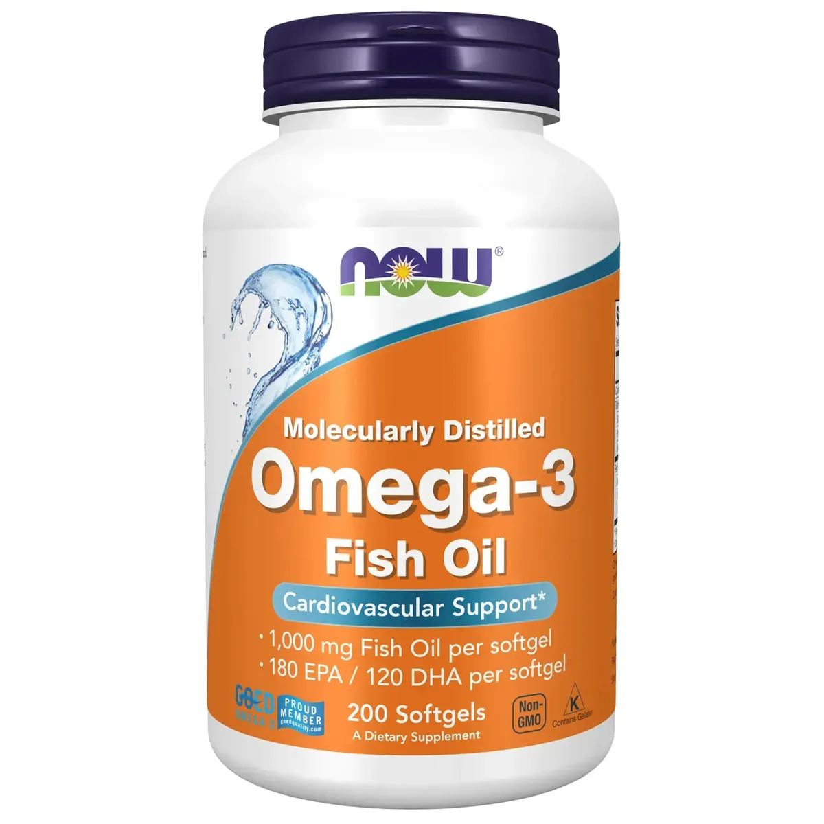 Омега-3 NOW Foods Omega-3 1000mg 200 шт