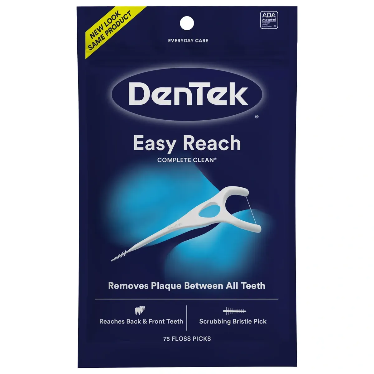 Флос-зубочистки "Комплексне очищення. Задні зуби" DenTek Complete Clean Back Teeth 75 шт