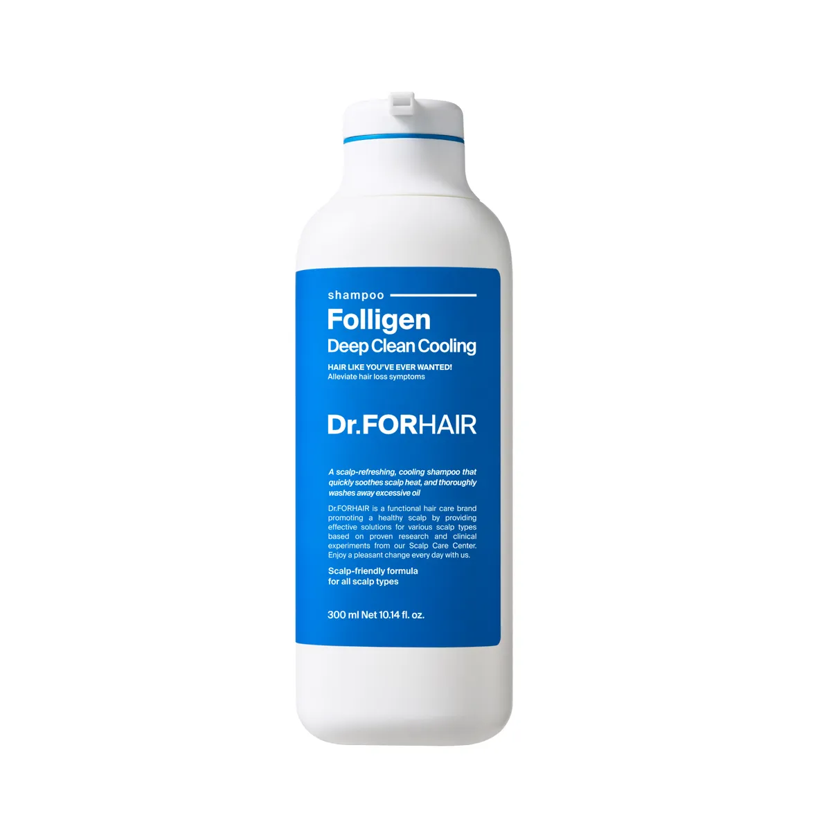 Глибокоочищувальний шампунь з ефектом охолодження Dr.FORHAIR Folligen Deep Clean Cooling Shampoo 500 мл