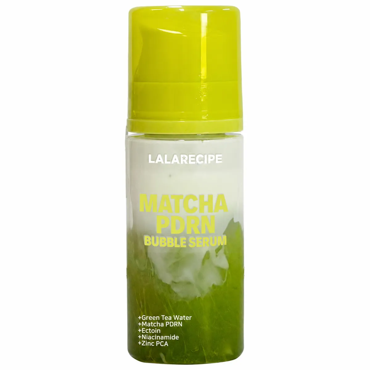 Молочна сироватка для обличчя з Matcha PDRN комплексом LALARECIPE Matcha PDRN Bubble Serum 95 мл